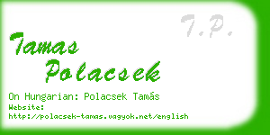 tamas polacsek business card